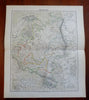 Russian Empire Finland Poland Ukraine Caucasus 1885 Flemming detailed map