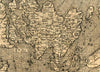 Arabia Asia Korea as island unknown Australia Japan near Alaska 1597 Magini map