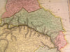 Austria Hungary Balkans 1816 Thomson folio fine antique map w/ old hand color