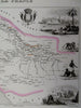 Senegal West Africa French Colony Goree St. Louis 1850 Villerey decorative map