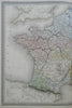 Ancient Gaul Roman Empire Low Countries c. 1863 Dufour & Dyonnet folio map