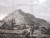New Zealand Native Village scene 1801 Capt. Cook exploration rare engraved print