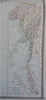 British India Delhi Calcutta Bombay 1889-93 Bradley folio hand color detail map