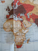 World Maps Unexplored Regions Topo Surveys 1890 Bartholomew scarce map