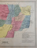 Berlin Kensington Connecticut Beckleyville 1869 Baker Tilden detailed town map