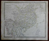 China Empire of Birma Korea Vietnam Thailand c. 1840 SDUK detailed antique map