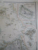 Kingdom of Denmark Copenhagen Sjaelland Jylland Iceland c. 1855-60 Fullarton map