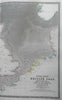 British Isles Tidal Chart Ireland England Scotland Wales 1856 Blackwood map
