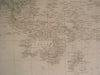 World map c. 1862 by Swanston & Fullarton fine folio sheet antique old color map