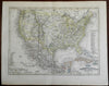 United States Texas German & French Colonies "Mormon City" 1857 engraved map