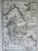 Kingdom of Denmark Jutland Zeeland Copenhagen 1760 Bowen decorative map