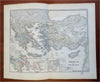 Eastern Mediterranean Doric Migration Greece Anatolia 1865 Menke historical map