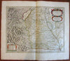 Upper Swabia Southern Germany Boden Sea Switzerland Danube 1644 Hondius map