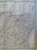 Virginia & West Virginia Richmond Charleston Norfolk c. 1880's-90 Cram large map