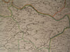 Southern France Lyon Beaujolais Forez 1660's Sanson fine folio antique map