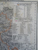 Nassau Homburg Frankfurt Koblenz Wiesbaden Germany 1852 Flemming detailed map