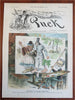 Puck U.S. Political Cartoons 1880s Politicians Lot x 10 F. Opper color prints