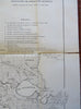 Louisiana State Map New Orleans U.S. Survey 1861 Bien lithographed folding map