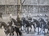 NYC Madison Square Centennial Military Parade West Point Cadets 1889 print