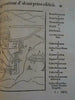 Meti France fortified battle map panorama 1590's Munster old wood cut city plan