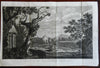 New Caledonia South Pacific Landscape View 1800 Captain Cook engraved print