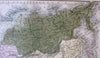 Asia India Arabia Siberia c.1845-55 A & C Black S. Hall engraved old map