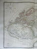 Ancient World Europe Africa Asia India Persia Greece 1832 Lapie large folio map