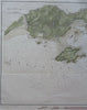 Richmond's Island Harbor Maine 1879 Lambert coastal survey nautical chart