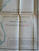Eastern U.S. Railroads & Canals Infrastructure 1874 rare transport thematic map