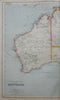 Australia continent w/ early Explorer routes 1914 rare fine large Philip map