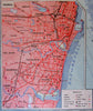 Madras Mysore Bangalore Bay of Bengal c.1979 huge National Atlas of India map