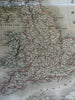 British Isles United Kingdom England Scotland Ireland 1829 Lapie large folio map