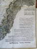 Gloucester Harbor Massachusetts c. 1910 detailed large hand color coastal chart