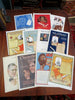 Assorted Cigarette Ads c. 1925-35 period advertisements lovely lot x 11 great
