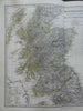 Great Britain United Kingdom 2 Sheets 1862 Stieler detailed large map
