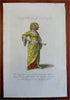 Morning Cloths Grecian Lady Ottoman Empire Women's Fashion 1779 costume print