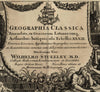 Atlas title page c.1730 Moll Geographica Classica allegorical historical figures