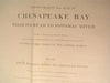 Chesapeake Bay Head to Potomac River Virginia 1862 U.S.C.S. old nautical chart