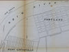 Proposed Navy Yard Louisville Portland Kentucky c.1855 Bowen old ground plan map