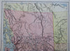 British Columbia Western Canada Vancouver Island 1895 Johnston map