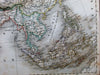 Asia Chinese Empire Persia Hindoostan w/ European colonial territories 1857 map