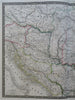 Dacia Pannonia Illyria Roman Provinces Albania 1826 Brue large detailed map