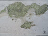 Richmond's Island Harbor Maine 1879 Lambert coastal survey nautical chart