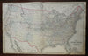 United States & Territories 1876 Comstock map