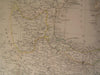 Persia Kabul Afghanistan Azerbaijan c.1842 antique huge nice hand color map