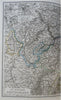 Southwestern Germany Baden Wrttemberg Mainz Ulm 1869 Vogel detailed map