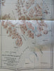 Alaskan Glaciers Brady & Muir Glaciers Cross Sound 1899 Johnston detailed map