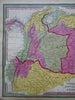 Colombia Venezuela Ecuador Quito Bogota Caracas 1847 Mitchell map