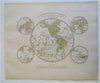 Western Hemisphere North & South America 1855 Stieler antipodean map