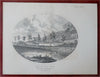 Equinox Trout Pond Manchester Vermont Red Mountains 1861 H.F. Walling print